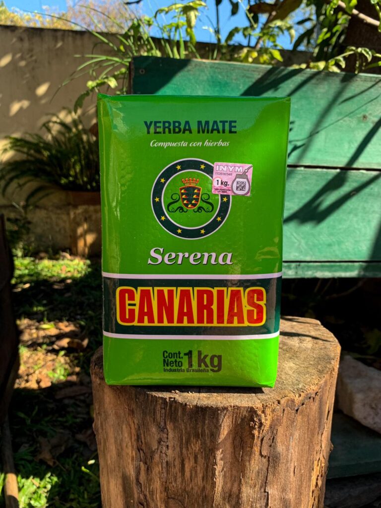 Yerba Mate Premium Marca Canarias Edicion Serena Envase de Un kilo